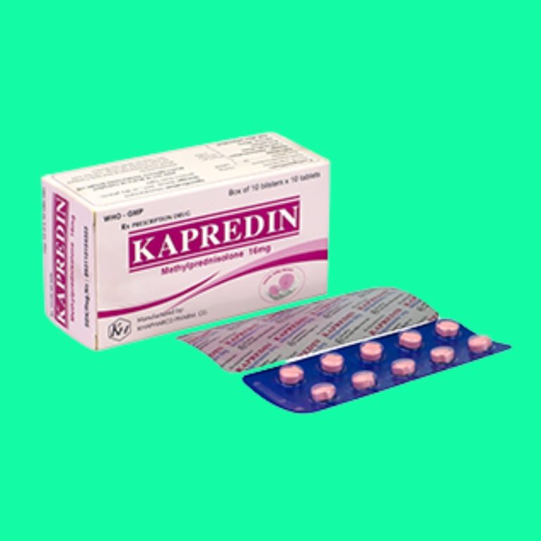 Kapredin 16mg (Methylprednisolone) kháng viêm, ức chế miễn dịch