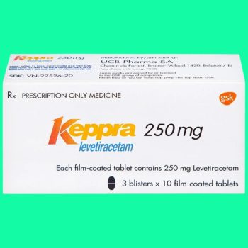 Thuốc Keppra 250mg có tác dụng hỗ trợ điều trị các cơn động kinh cục bộ