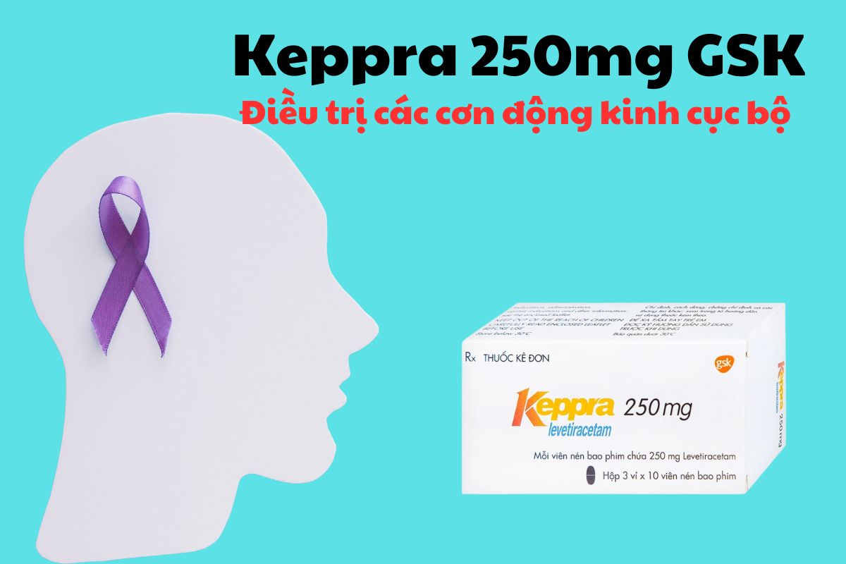 Keppra 250mg 11 Thuốc Keppra 250mg có tác dụng hỗ trợ điều trị các cơn động kinh cục bộ