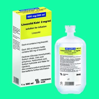 Thuốc Linezolid Kabi 2mg/ml có tác dụng điều trị nhiễm khuẩn do các chủng nhạy cảm với thuốc gây ra