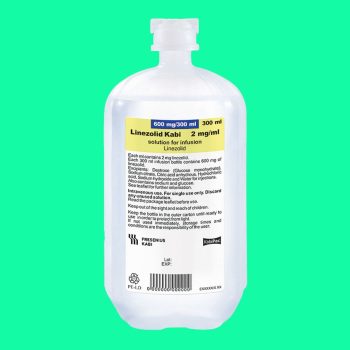 Thuốc Linezolid Kabi 2mg/ml có tác dụng điều trị nhiễm khuẩn do các chủng nhạy cảm với thuốc gây ra