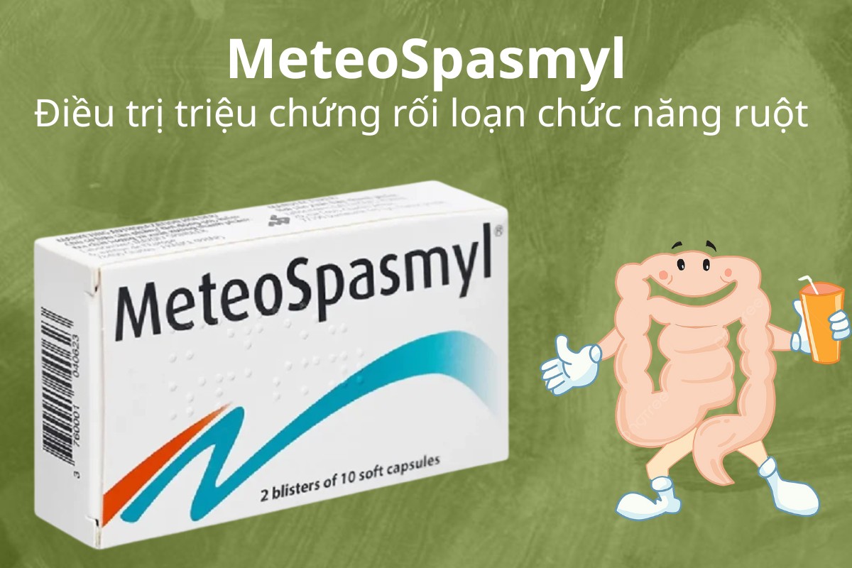 Meteospasmyl 13 Meteospasmyl điều trị triệu chứng rối loạn chức năng ruột