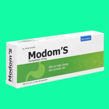 Thuốc Modom's 10mg có tác dụng giảm nôn và buồn nôn
