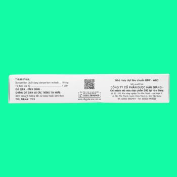 Thuốc Modom's 10mg có tác dụng giảm nôn và buồn nôn