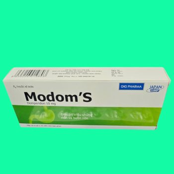 Thuốc Modom's 10mg có tác dụng giảm nôn và buồn nôn