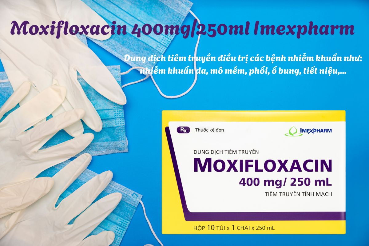Moxifloxacin 400mg/250ml Imexpharm 8 Moxifloxacin 400mg/250ml Imexpharm