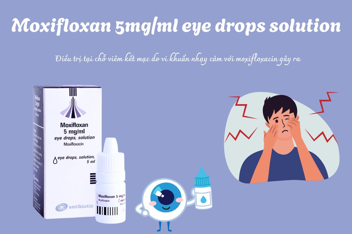 Moxifloxan 5mg/ml eye drops solution 10 Moxifloxan 5mg/ml eye drops solution