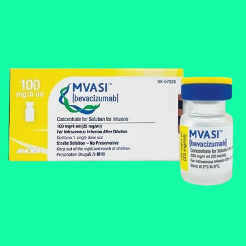 Mvasi Rash Thuốc Mvasi 100mg/4ml có tác dụng điều trị ung thư tiến triển