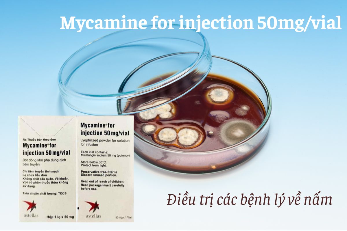 Mycamine for injection 50mg/vial 8 Mycamine for injection 50mg/vial
