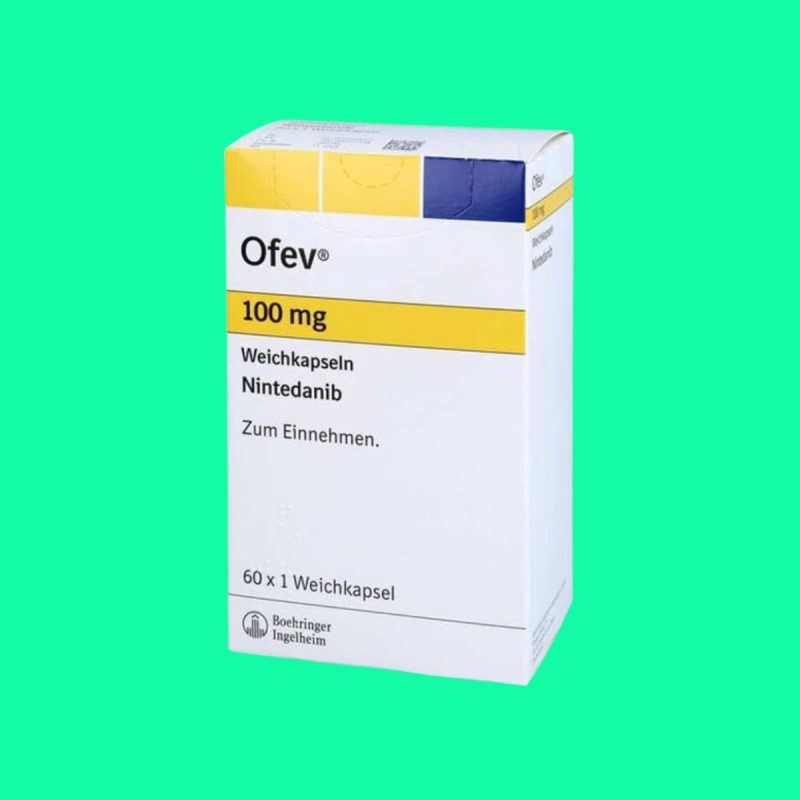 Ofev 100mg (Nintedanib) điều trị ung thư phổi không tế bào nhỏ