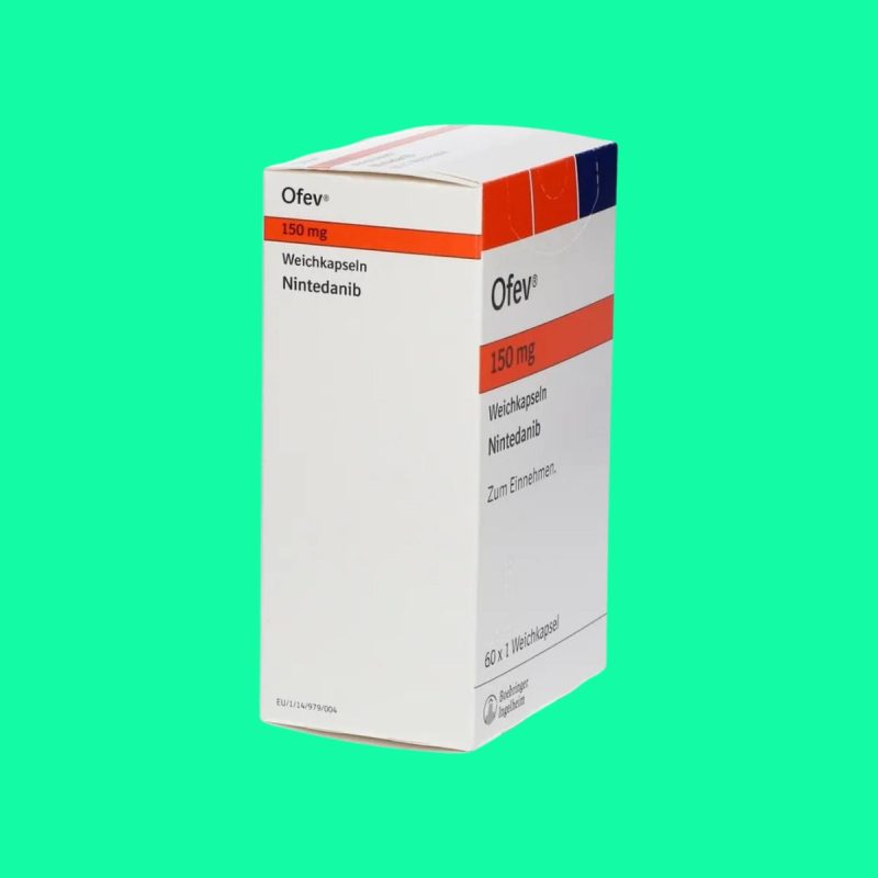 Ofev 150mg (Nintedanib) điều trị ung thư phổi không tế bào nhỏ
