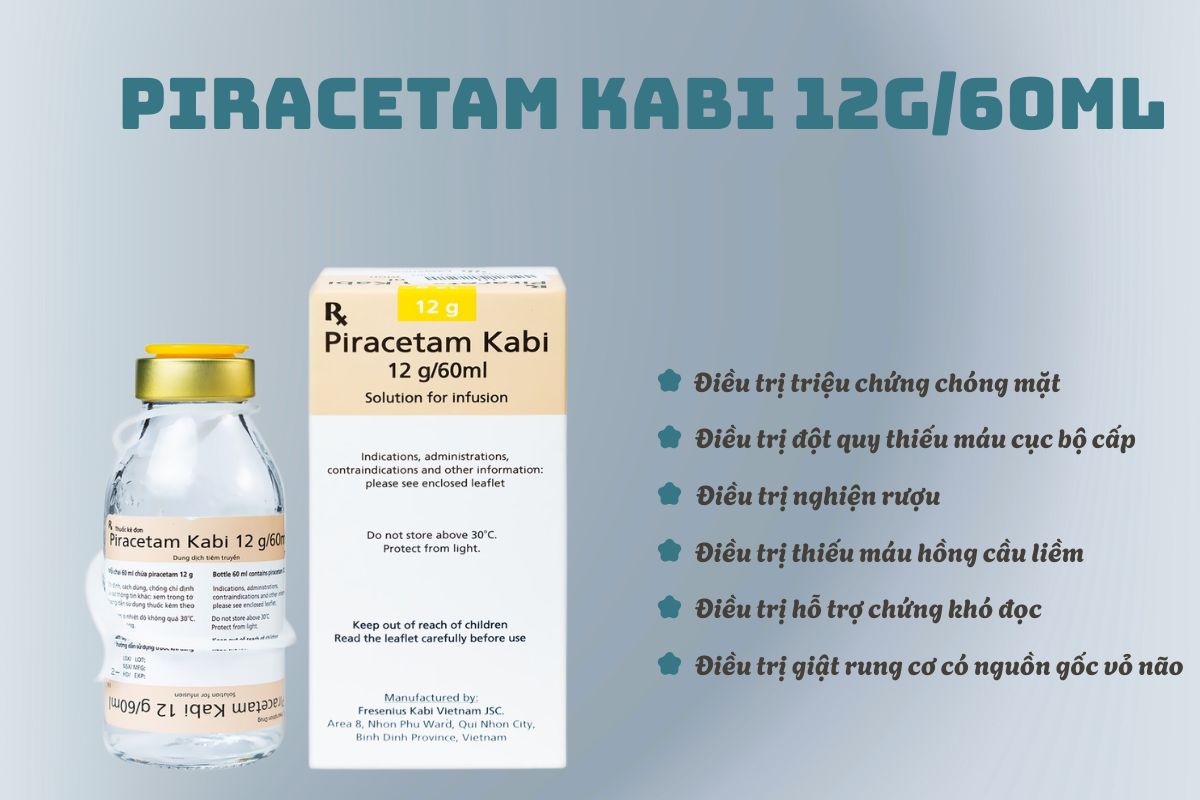 Piracetam Kabi 12g/60ml 11 Piracetam Kabi 12g/60ml