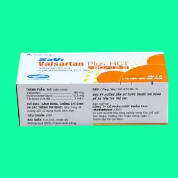 SaVi Valsartan Plus HCT 80/12.5
