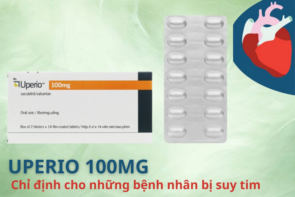 Uperio 100mg điều trị suy tim