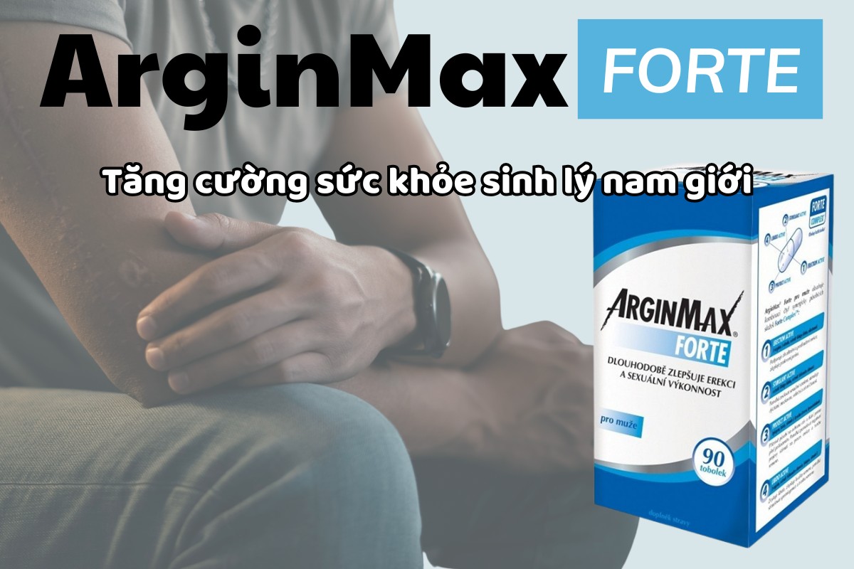 ArginMax Forte 6 ArginMax Forte tăng cường sức khỏe sinh lý ở nam giới