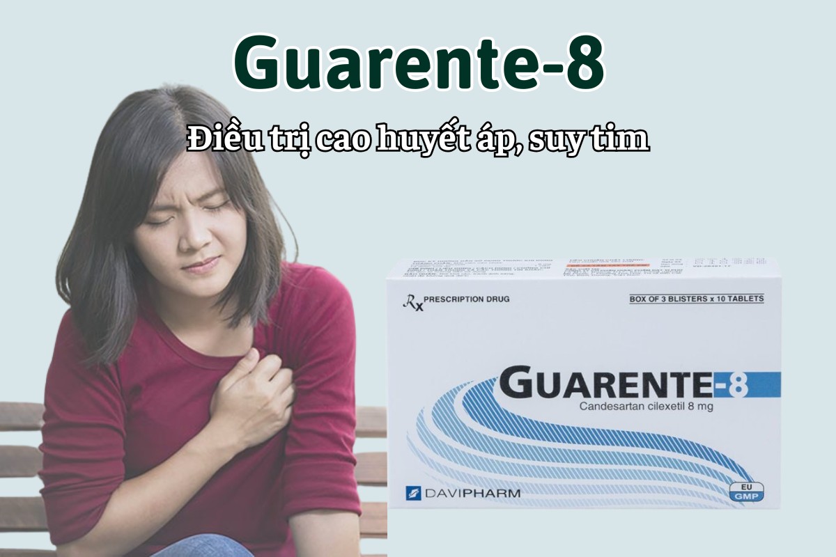 Guarente-8 9 Guarente-8 điều trị cao huyết áp, suy tim