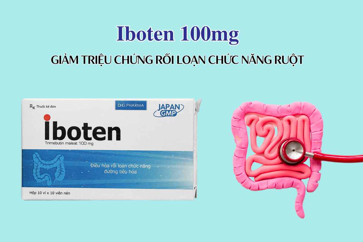 Iboten 100mg 11 Iboten 100mg hỗ trợ điều trị liệt ruột, hội chứng ruột kích thích