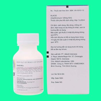 Klacid 125mg/5ml