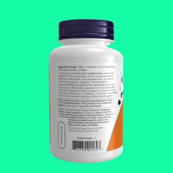 Viên uống Now L-Tyrosine 500mg