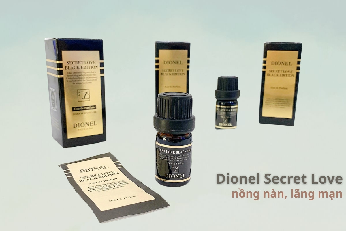 Review Top 6+ nước hoa vùng kín cho cô nàng tự tin, quyến rũ 9 Dionel Secret Love - Quyến rũ, nồng nàn
