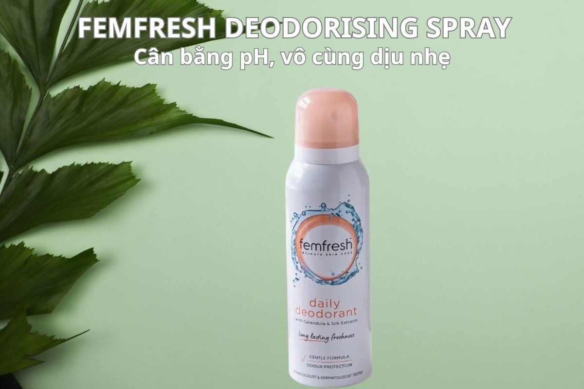Review Top 6+ nước hoa vùng kín cho cô nàng tự tin, quyến rũ 11 Femfresh Deodorising Wash / Spray - Vô cùng dịu nhẹ