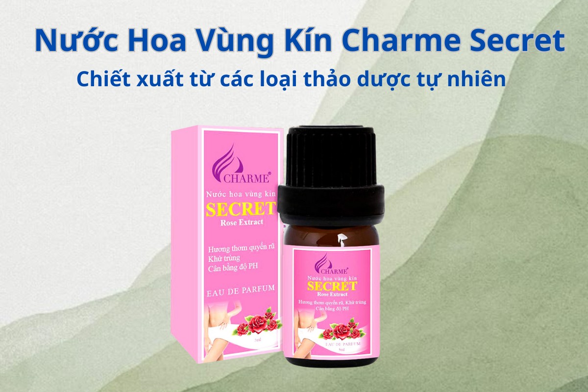 Review Top 6+ nước hoa vùng kín cho cô nàng tự tin, quyến rũ 13 Nước Hoa Vùng Kín Charme Secret - Chiết xuất từ các loại thảo dược tự nhiên