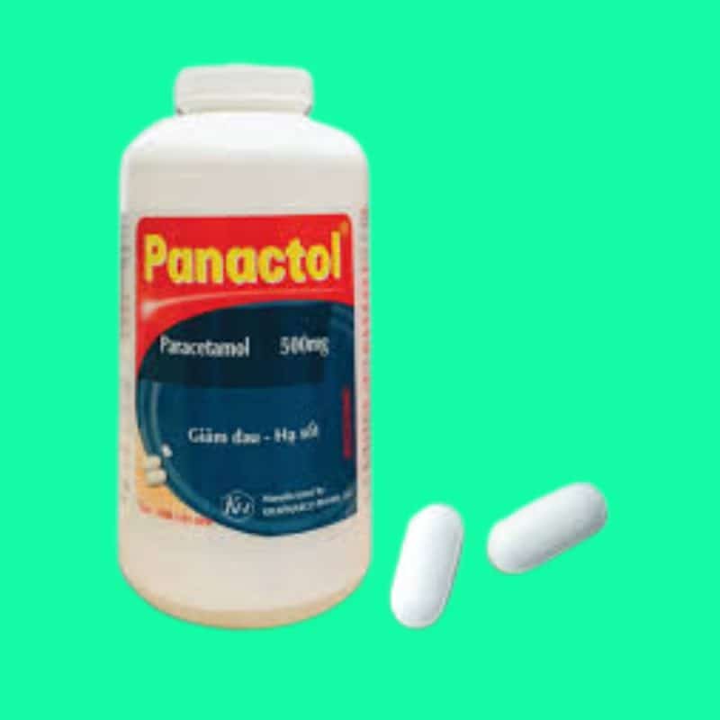 Panactol 500mg (Paracetamol) giảm đau các cơn đau từ nhẹ đến vừa