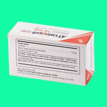A.T Lisinopril 10 mg