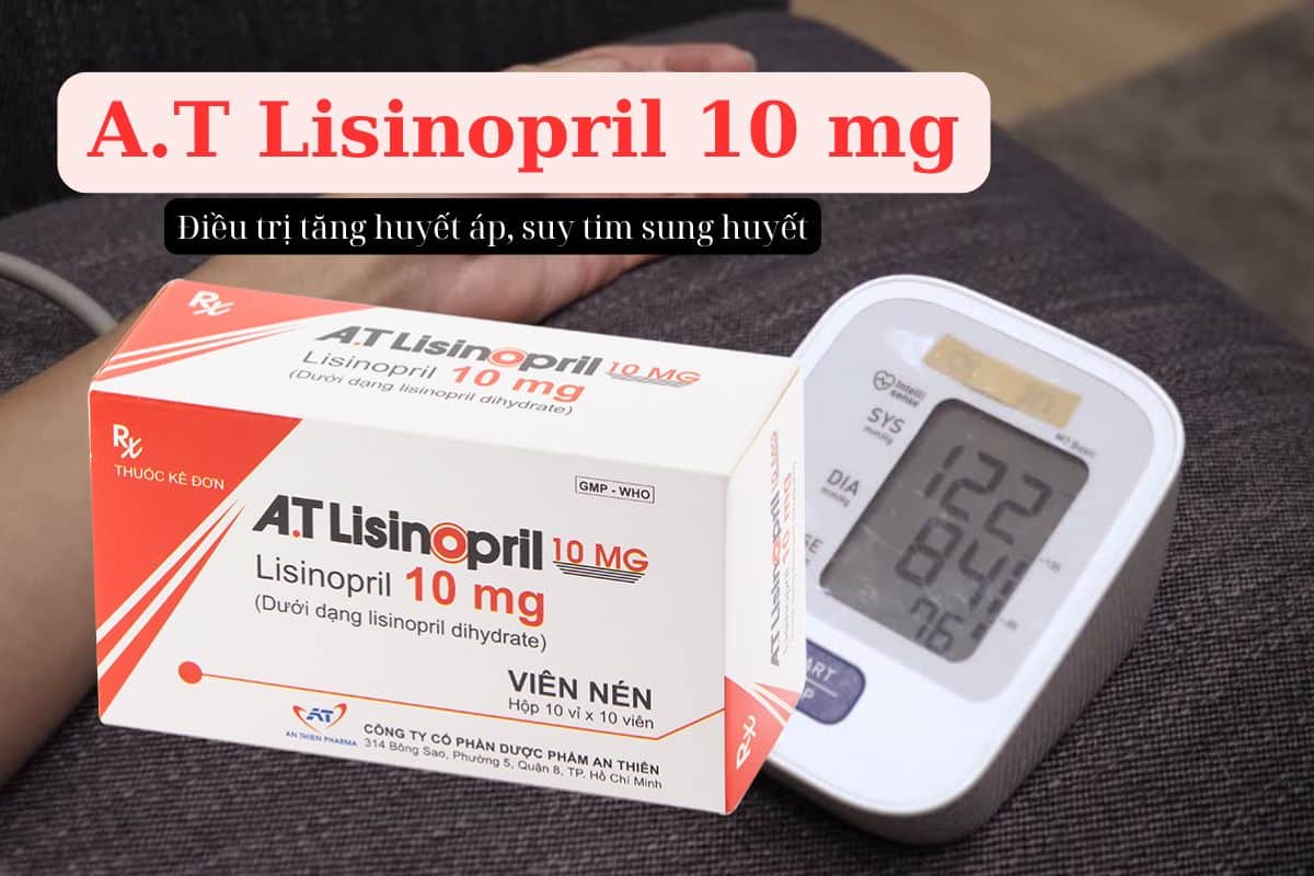 A.T Lisinopril 10 mg