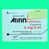 Thuốc Atirin Suspension có tác dụng giúp điều trị viêm mũi dị ứng, có hoặc không kèm viêm kết mạc