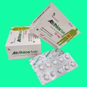 Thuốc Atithios Tab 10mg có tác dụng giúp giảm co thắt cơ trơn tại đường tiêu hóa và tiết niệu - sinh dục