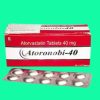 Thuốc Atoronobi 40 có tác dụng giúp điều trị các triệu chứng liên quan đến rối loạn tiêu hóa