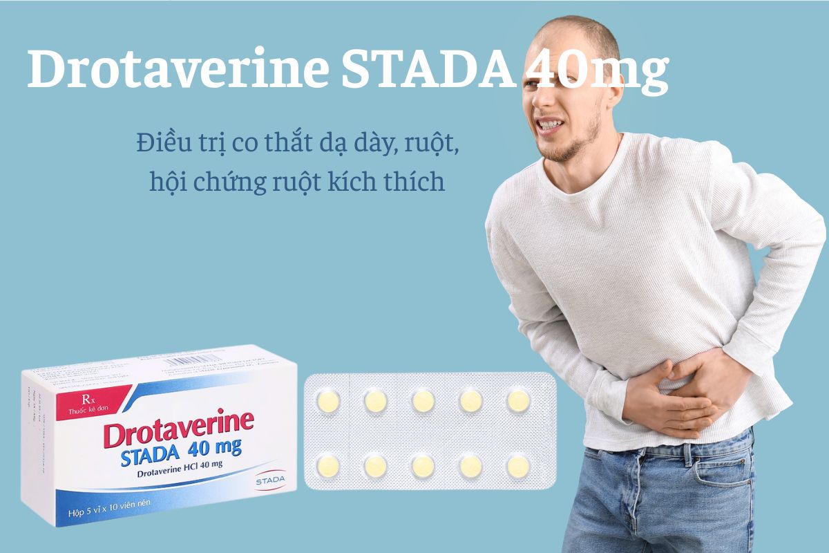 Drotaverine STADA 40mg 19 Drotaverine STADA 40mg