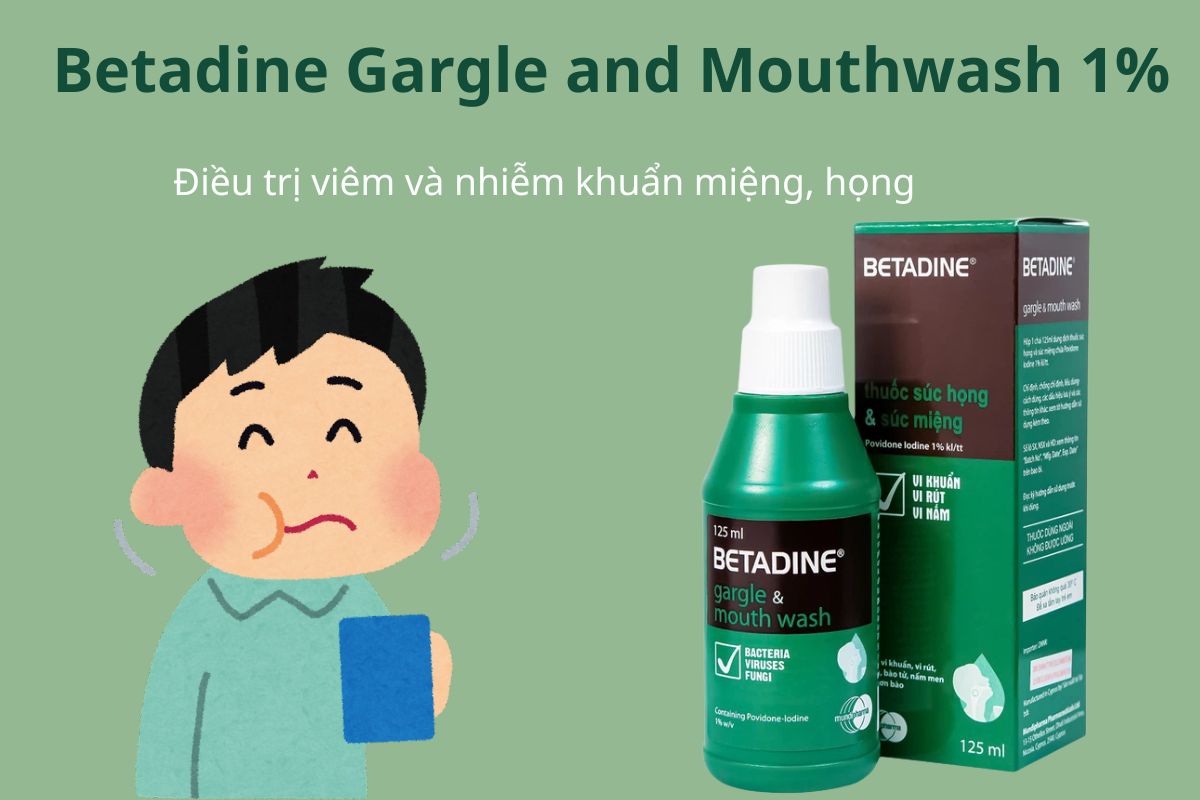 Betadine Gargle and Mouthwash 1% 11 Betadine Gargle and Mouthwash 1%