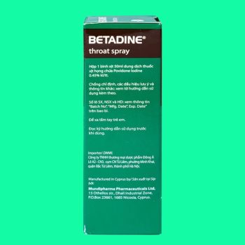 Betadine Throat spray 0.45%