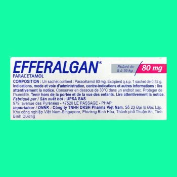 Bột sủi Efferalgan 80mg