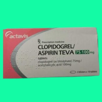 Clopidogrel/Aspirin Teva 75/100mg