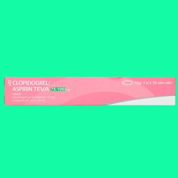 Clopidogrel/Aspirin Teva 75/100mg