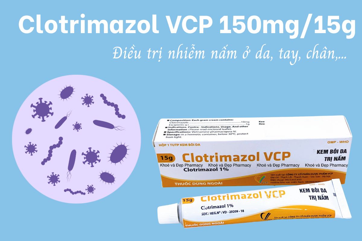 Clotrimazol VCP 150mg/15g
