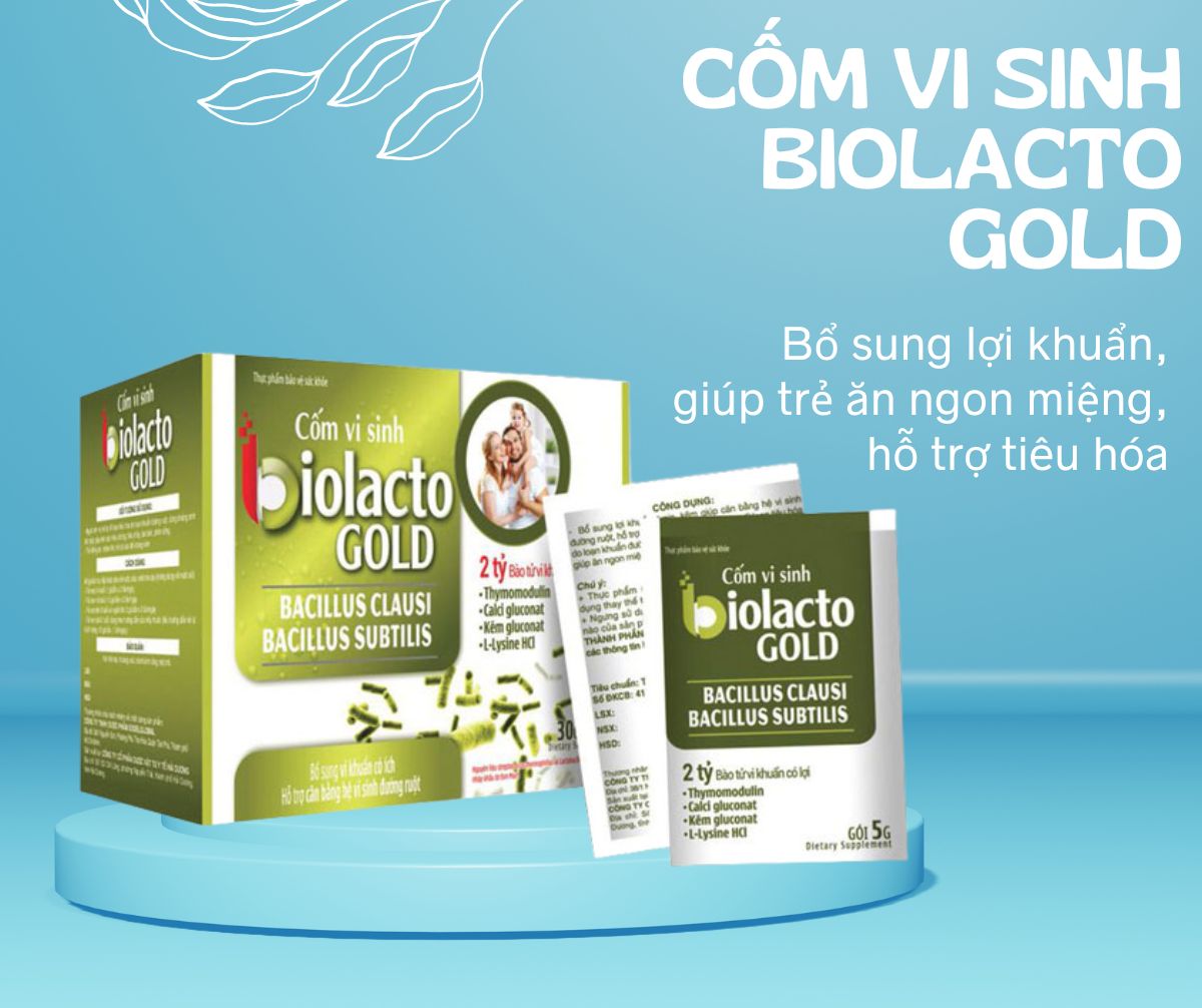 Cốm Vi Sinh Biolacto Gold