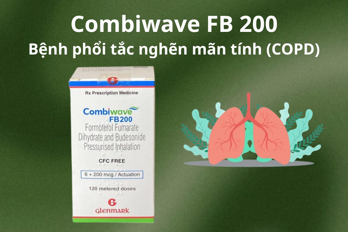 Combiwave FB 200 5 Combiwave FB 200 điều trị bệnh phổi tắc nghẽn mãn tính COPD