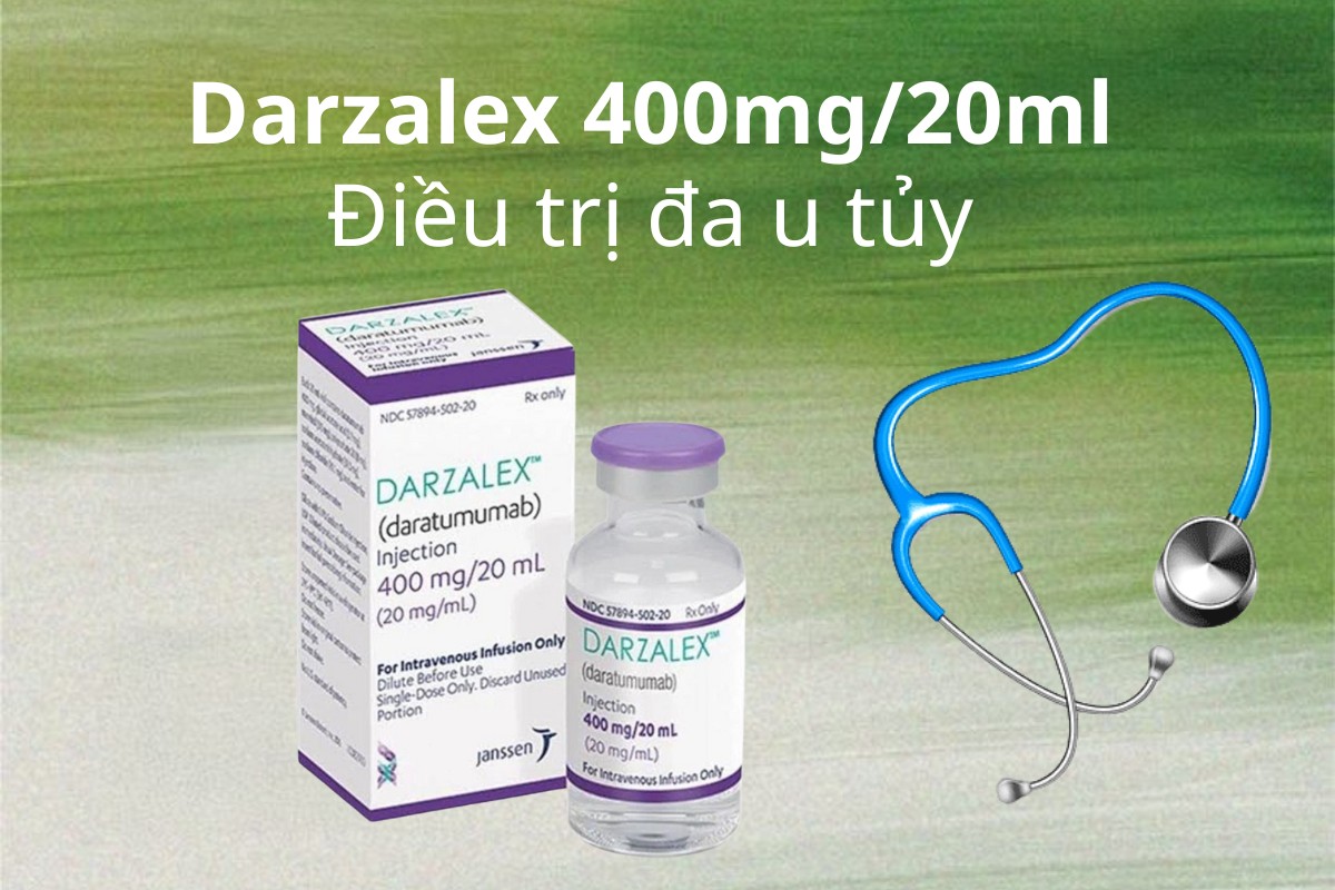 Darzalex 400mg/20ml 7 Darzalex 400mg/20ml điều trị đa u tủy