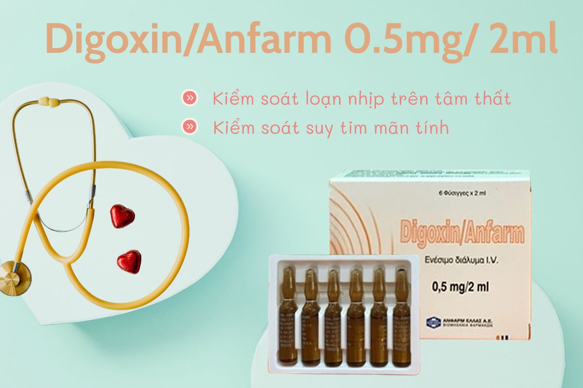 Digoxin/Anfarm 0.5mg/2ml 12 Digoxin/Anfarm 0.5mg/2ml