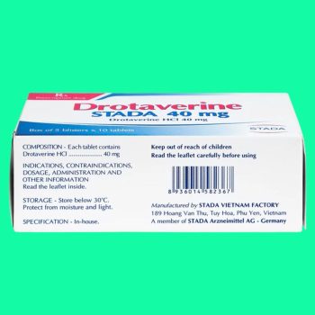 Drotaverine STADA 40mg