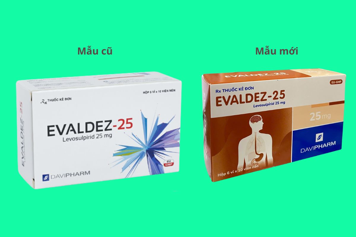 Evaldez-25 Mẫu cũ và mới