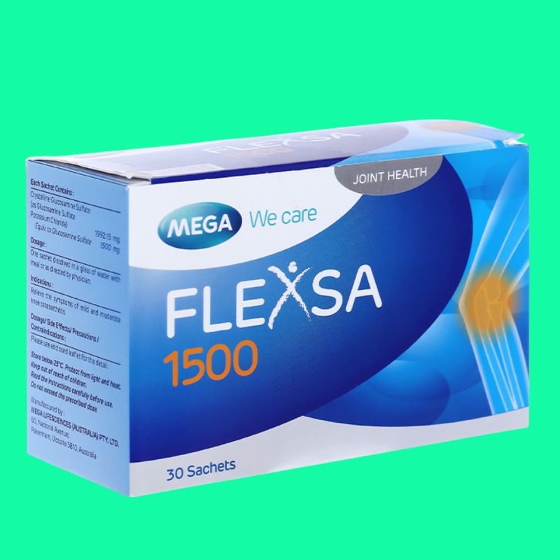 Thuốc FLEXSA 1500 (Glucosamine) điều trị bệnh lý liên quan đến khớp gối