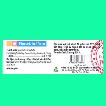 Flunarizin 10mg