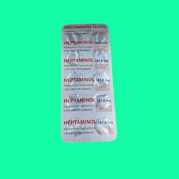 Heptaminol 187,8 mg