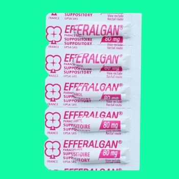Viên đặt Efferalgan 80mg