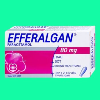 Viên đặt Efferalgan 80mg